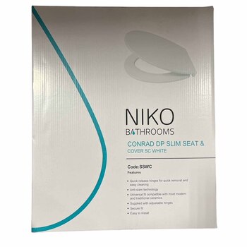 Conrad Dp Slim Seat & Cover Sc White