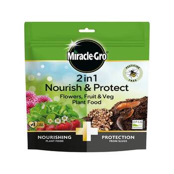 Miracle Gro 2 in 1 Nourish & Protect Plant Food & Slug Barrier 1kg