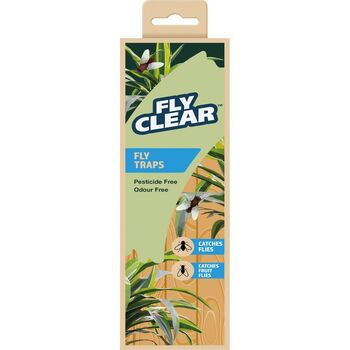 Fly Clear Fly Traps 4-pack