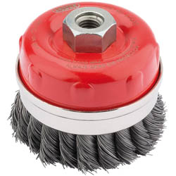 3 M14 Knotted Cup Wire Brush