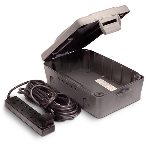 Weatherproof Kit Outdoor C/W 4 Socket 10M