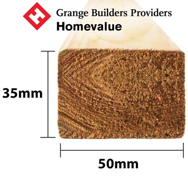 (2x1.5)white Deal Rough 50mm X 35mm