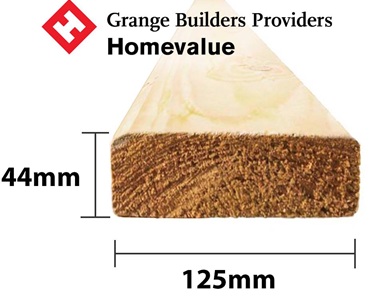 5 X 2 White Deal Rough (125mm X 44mm)