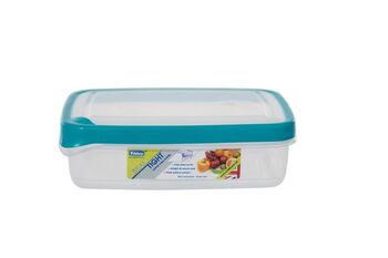 1.3 L Teal Rectangular Seal Tight Storer