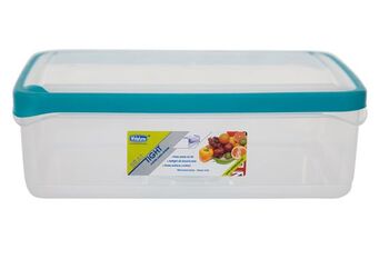 4.5 L Teal Rectangular Seal Tight Storer