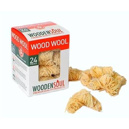 Wood Wool Fire Starter Cardboard Box