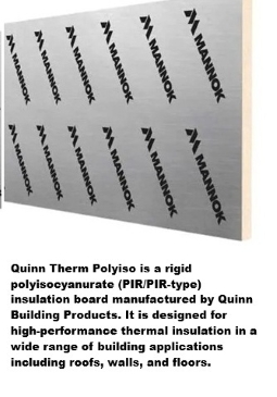 100mm Polyiso Insulation 2400x1200mm Sheet