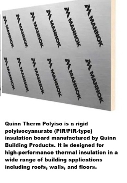 120mm Polyiso Insulation 2400x1200mm Sheet