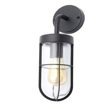 Woking Outdoor Wall Lantern Textured Black